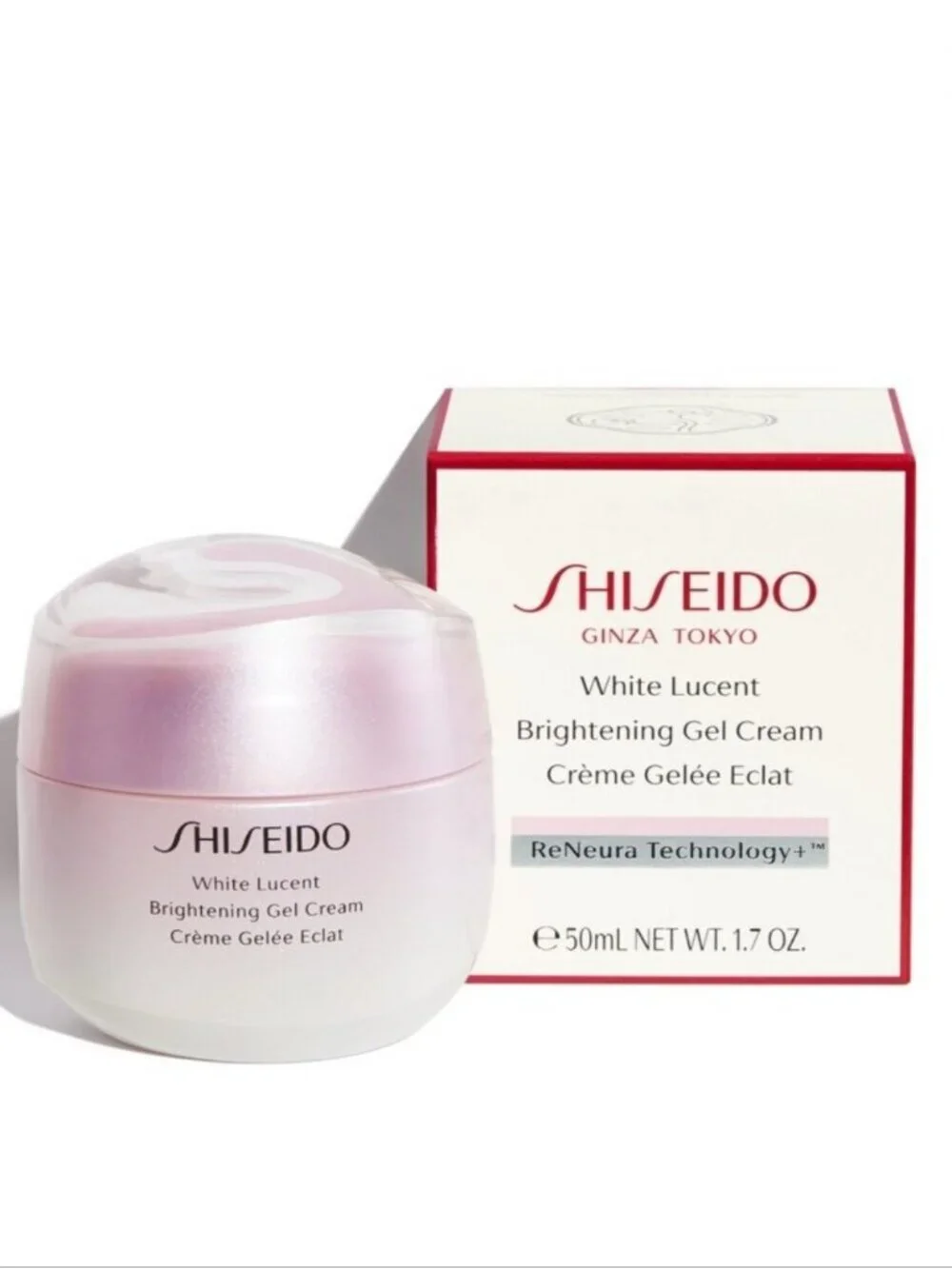 NIB Shiseido WHITE LUCENT Brightening Gel Cream 1.7 oz